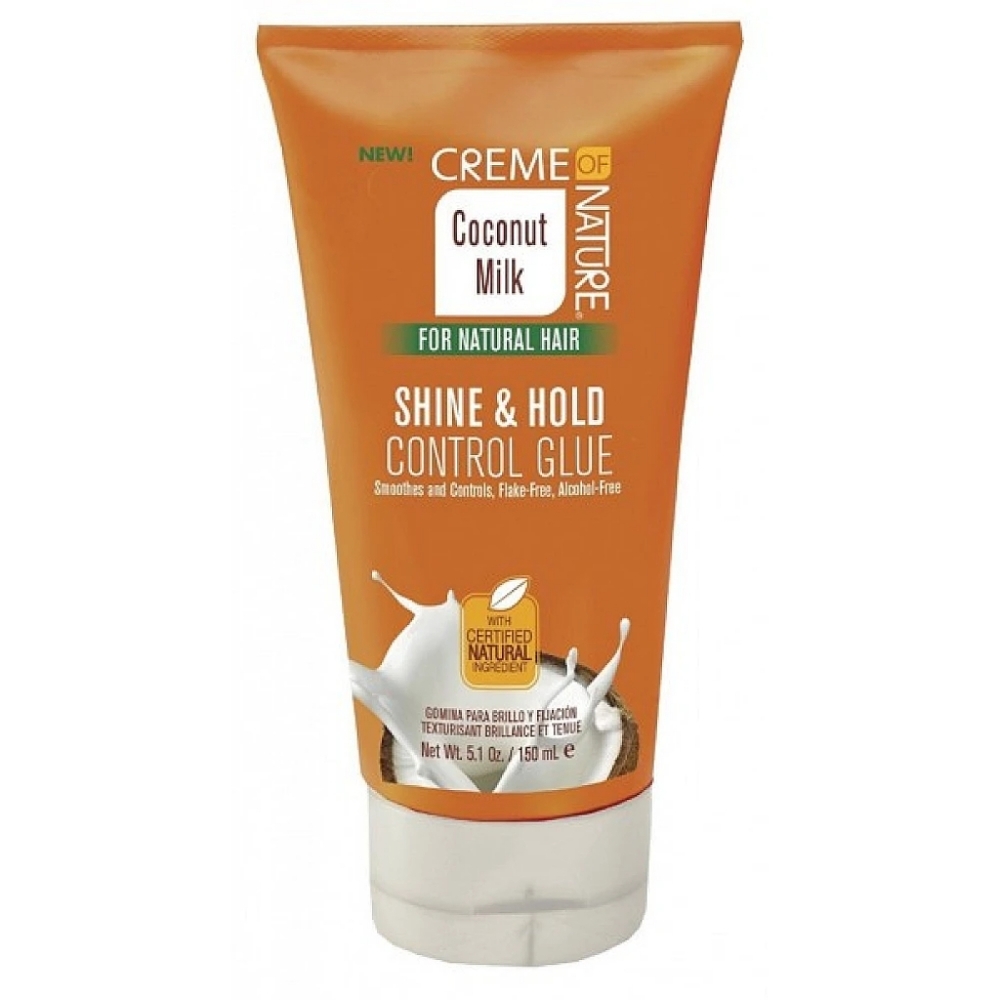 TWO Creme of Nature - Coconut Milk Shine & Hold Control Glue (5.1oz)